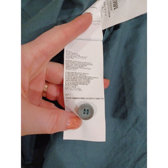 Mango Teal Button-Up Dress - Picture 10 of 11